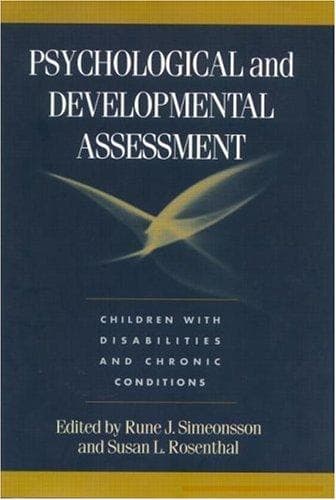 Tapa de Psychological and developmental assessment