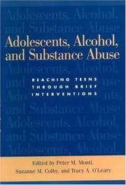 Tapa de Adolescents, alcohol, and substance abuse