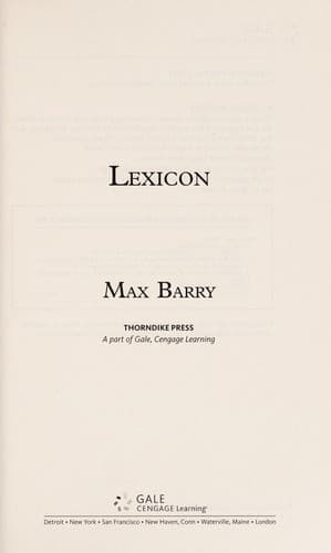 Tapa de Lexicon