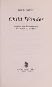 Tapa de Child wonder