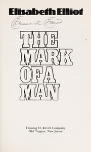 Tapa de The mark of a man