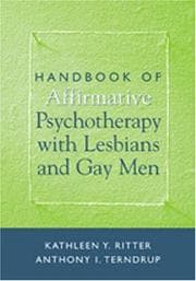 Tapa de Handbook of affirmative psychotherapy with lesbians and gay men