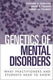 Tapa de Genetics of Mental Disorders