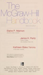 Tapa de The McGraw-Hill handbook