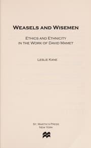 Tapa de Weasels & Wisemen