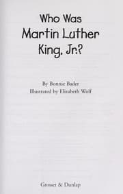 Tapa de Who was Martin Luther King, Jr.?