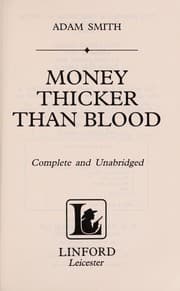 Tapa de Money Thicker Than Blood