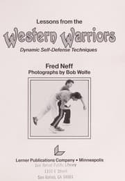 Tapa de Lessons from the western warriors