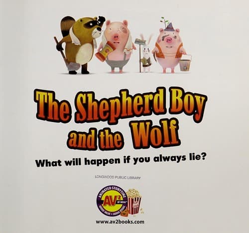 Tapa de The sheperd boy and the wolf