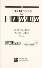 Tapa de Strategies for e-business success