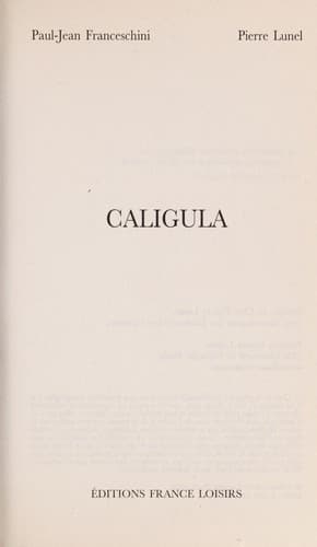 Tapa de Caligula