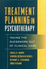 Tapa de Treatment planning in psychotherapy