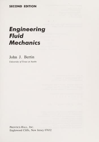 Tapa de Engineering fluid mechanics