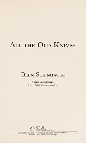 Tapa de All the old knives
