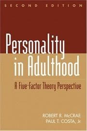 Tapa de Personality in adulthood