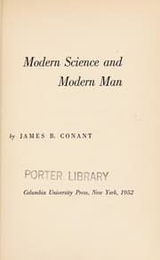 Tapa de Modern science and modern man