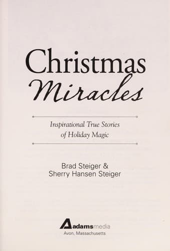 Tapa de Christmas miracles