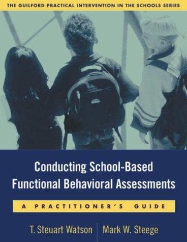 Tapa de Conducting school-based functional behavioral assessments
