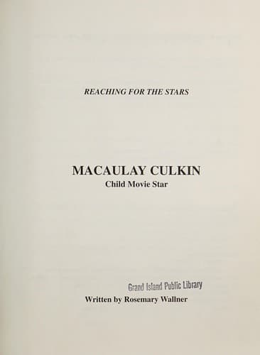 Tapa de Macaulay Culkin