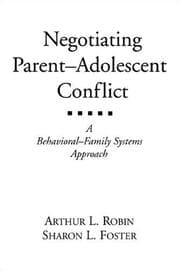 Tapa de Negotiating parent-adolescent conflict