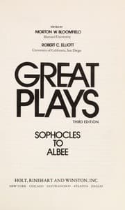 Tapa de Great plays, Sophocles to Albee