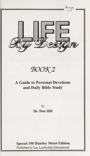 Tapa de Life by design