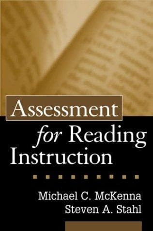 Tapa de Assessment for reading instruction