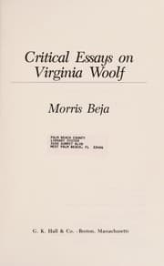Tapa de Critical essays on Virginia Woolf