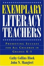 Tapa de Exemplary literacy teachers