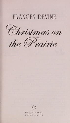 Tapa de Christmas on the prairie