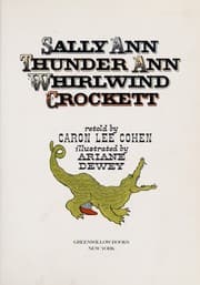 Tapa de Sally Ann Thunder Ann Whirlwind Crockett