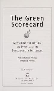 Tapa de The green scorecard