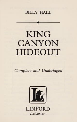 Tapa de King Canyon Hideout