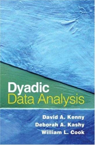 Tapa de Dyadic data analysis