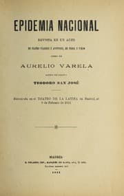 Tapa de Epidemia nacional