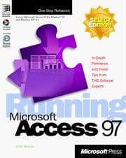 Tapa de Running Microsoft Access 97