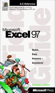 Tapa de Microsoft Excel 97 field guide