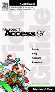 Tapa de Microsoft Access 97 field guide
