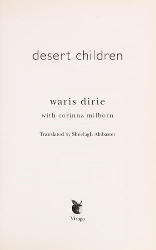Tapa de DESERT CHILDREN; TRANS. BY SHEELAGH ALABASTER.