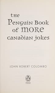 Tapa de The Penguin book of more Canadian jokes
