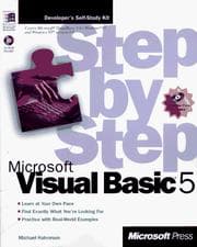Tapa de Microsoft Visual Basic 5 step by step