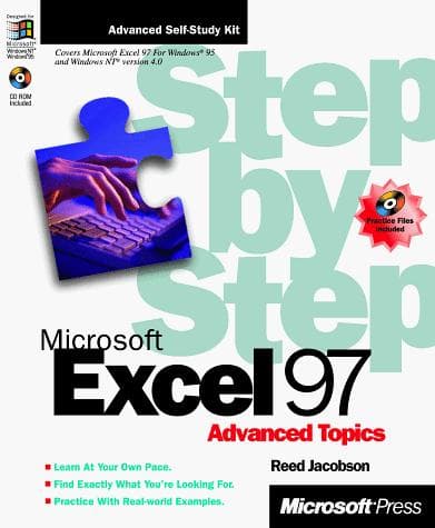 Tapa de Microsoft Excel 97 step by step, advanced topics