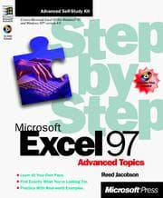 Tapa de Microsoft Excel 97 step by step, advanced topics