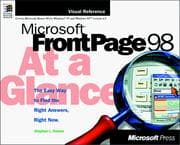 Tapa de Microsoft FrontPage 98 at a glance