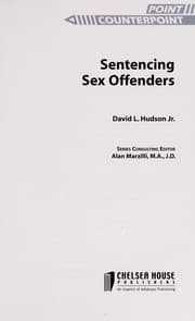 Tapa de Sentencing sex offenders