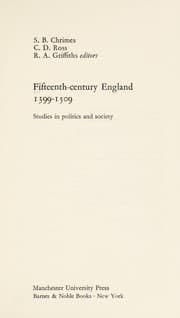 Tapa de Fifteenth-century England, 1399-1509
