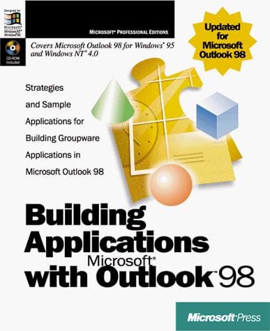 Tapa de Building applications with Microsoft Outlook 98