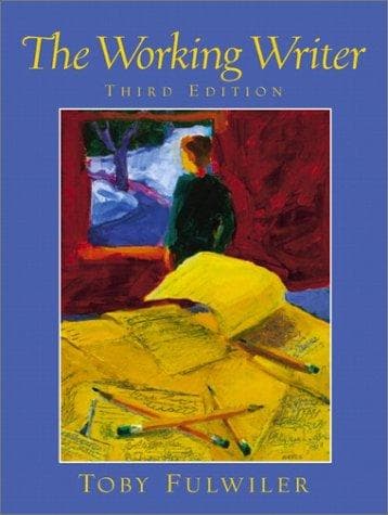 Tapa de The working writer