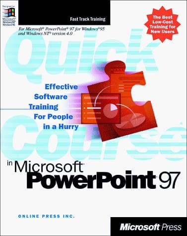 Tapa de Quick course in Microsoft PowerPoint 97