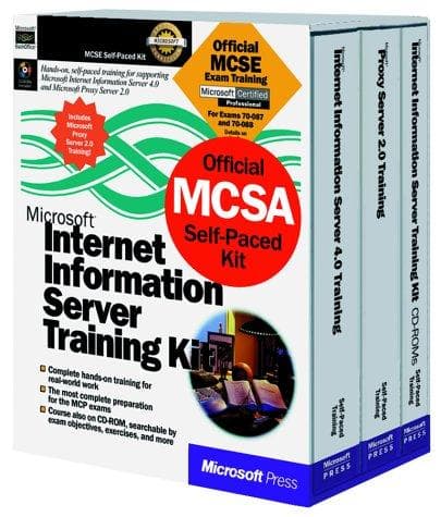 Tapa de Microsoft Internet information server training kit